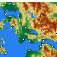 Nearby Forecast Locations - Agrínio - Carte