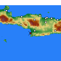 Nearby Forecast Locations - Mátala - Carte