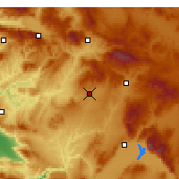 Nearby Forecast Locations - Uşak - Carte