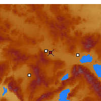 Nearby Forecast Locations - Afyonkarahisar - Carte