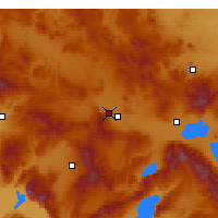 Nearby Forecast Locations - Afyonkarahisar - Carte