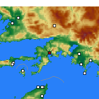Nearby Forecast Locations - Marmaris - Carte