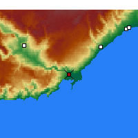 Nearby Forecast Locations - Silifke - Carte