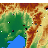 Nearby Forecast Locations - Osmaniye - Carte