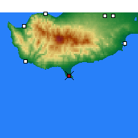 Nearby Forecast Locations - Limassol - Carte