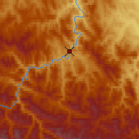 Nearby Forecast Locations - GladkiyMys - Carte