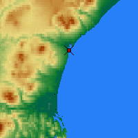 Nearby Forecast Locations - Semjachik - Carte