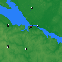 Nearby Forecast Locations - Svitlovodsk - Carte