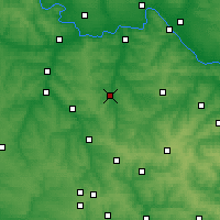 Nearby Forecast Locations - Bakhmout - Carte
