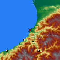 Nearby Forecast Locations - Batoumi - Carte