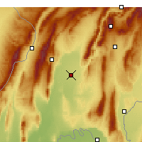 Nearby Forecast Locations - Bokhtar - Carte