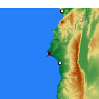 Nearby Forecast Locations - Lattaquié - Carte