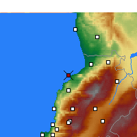 Nearby Forecast Locations - Tripoli - Carte