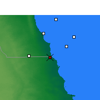Nearby Forecast Locations - Nuwasib - Carte