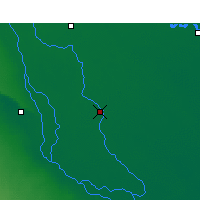 Nearby Forecast Locations - Diwaniya - Carte