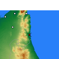 Nearby Forecast Locations - Fujaïrah - Carte