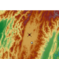 Nearby Forecast Locations - Imphāl - Carte