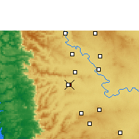 Nearby Forecast Locations - Kolhapur - Carte