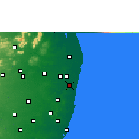 Nearby Forecast Locations - Madras - Carte