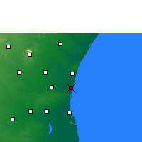 Nearby Forecast Locations - Cuddalore - Carte