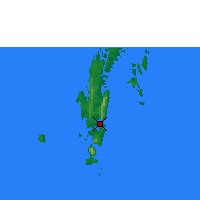Nearby Forecast Locations - Port Blair - Carte