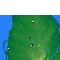 Nearby Forecast Locations - Anurâdhapura - Carte