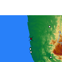 Nearby Forecast Locations - Katunayake - Carte
