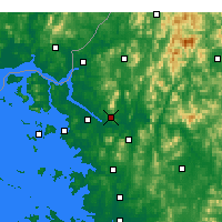 Nearby Forecast Locations - Séoul - Carte