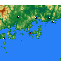 Nearby Forecast Locations - Tongyeong - Carte