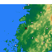 Nearby Forecast Locations - Gochang - Carte