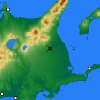 Nearby Forecast Locations - Nakashibetsu - Carte