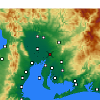 Nearby Forecast Locations - Nagoya - Carte