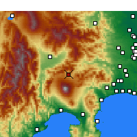 Nearby Forecast Locations - Kawaguchiko - Carte