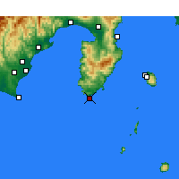 Nearby Forecast Locations - Irozaki - Carte