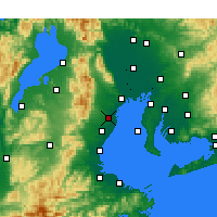 Nearby Forecast Locations - Yokkaichi - Carte