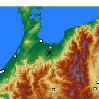 Nearby Forecast Locations - Toyama Aéroport - Carte