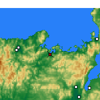 Nearby Forecast Locations - Maizuru - Carte