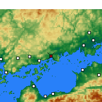 Nearby Forecast Locations - Fukuyama - Carte