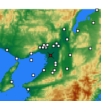 Nearby Forecast Locations - Osaka - Carte