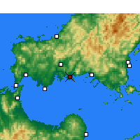 Nearby Forecast Locations - Hōfu - Carte