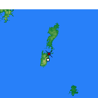Nearby Forecast Locations - Tsushima (Aéroport) - Carte