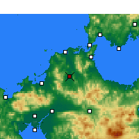 Nearby Forecast Locations - Iizuka - Carte