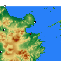 Nearby Forecast Locations - Ōita - Carte
