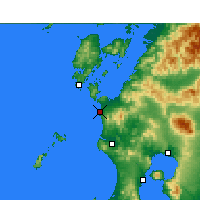 Nearby Forecast Locations - Akune - Carte