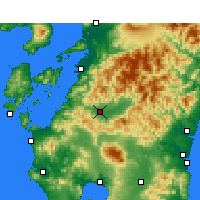 Nearby Forecast Locations - Hitoyoshi - Carte