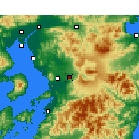 Nearby Forecast Locations - Mashiki - Carte