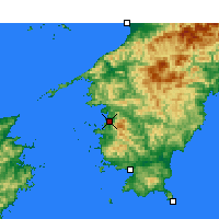 Nearby Forecast Locations - Uwajima - Carte
