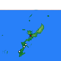 Nearby Forecast Locations - Nago - Carte