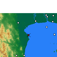 Nearby Forecast Locations - Cha-am district - Carte