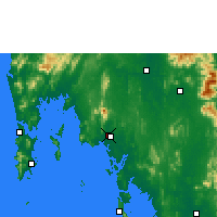 Nearby Forecast Locations - Krabi - Carte